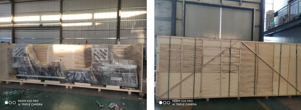 Serra de corte CNC de cabeça dupla