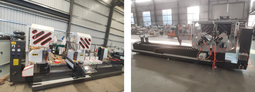 Serra de corte CNC de cabeça dupla