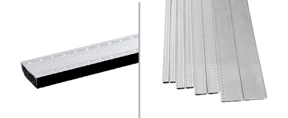 Barra espaçadora de alumínio padrão não dobrável para vidros duplos.jpg