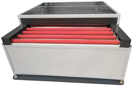 Lavadora horizontal para limpeza e secagem de vidros Lavadora horizontal para limpeza e secagem de vidros