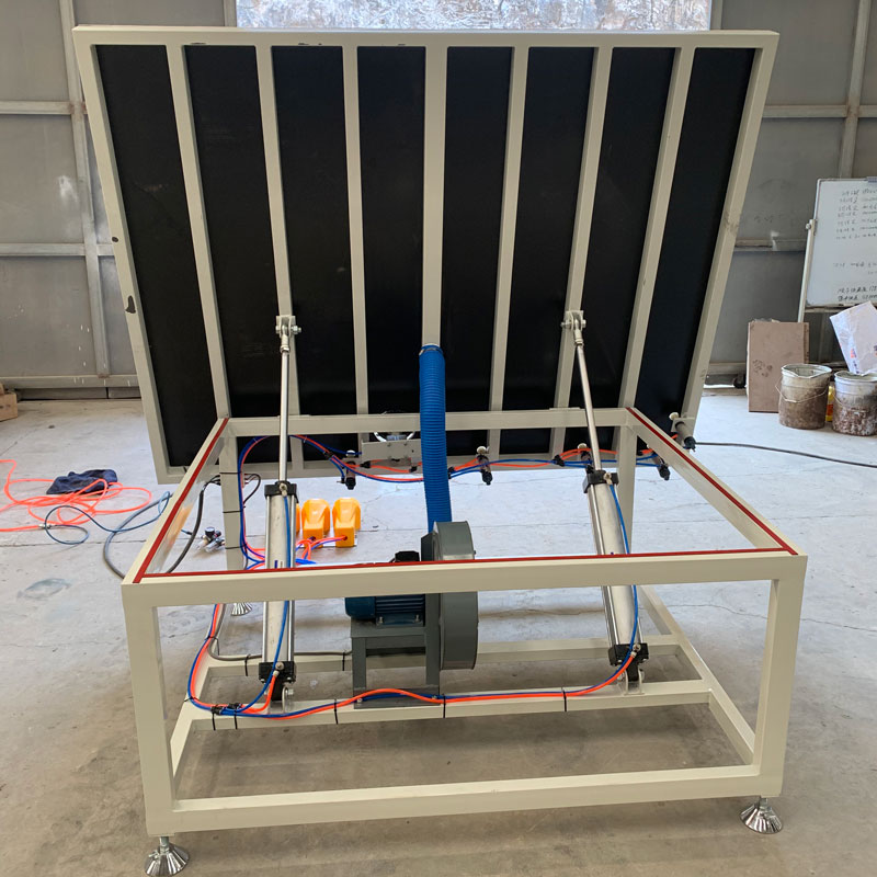 Air Float Glass Tilting Breaking FlipTable Manual Cutting Edge Machine untuk Cutting Glass Condongkan Table